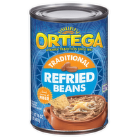 Ortega Traditional Refried Beans, 16 Ounce