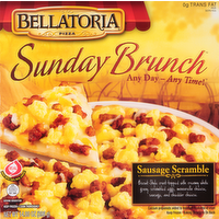 Bellatoria Sunday Brunch Sausage Scramble Pizza, 12 Inch