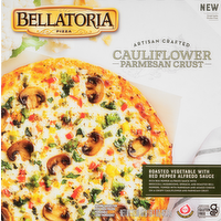 Bellatoria Roasted Vegetable & Red Pepper Alfredo Sauce Pizza on Cauliflower Parmesan Crust, 17 Ounce