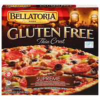 Bellatoria Gluten Free Thin Crust Supreme Pizza, 12 Inch