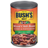 Bush's Best Mixed Chili Beans Kidney & Pinto Beans in Mild Chili Sauce, 15.5 Ounce