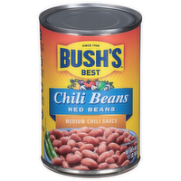 Bush's Best Chili Beans Red Beans in Medium Chili Sauce, 16 Ounce