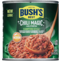 Bush's Best Chili Magic Campfire Style Medium Chili Starter, 15.5 Ounce