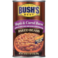 Bush's Best Maple Cured Bacon Baked Beans, 28 Ounce