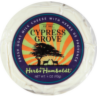 Cypress Grove Herbs de Humboldt Goat Cheese, 4 Ounce