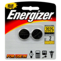 Energizer 2025BP2 Lithium Button Cell Batteries, 1 Each