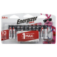 Energizer Max -Alkaline AA Batteries, 16 Each