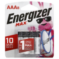 Energizer Max AAA Alkaline Batteries, 8 Each