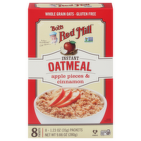 Bob's Red Mill Apple Pieces & Cinnamon Gluten Free Instant Oatmeal, 9.88 Ounce