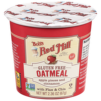 Bob's Red Mill Gluten Free Apple Pieces & Cinnamon Oatmeal Cup, 2.36 Ounce