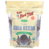 Bob's Red Mill Organic Chia Seeds, 12 Ounce