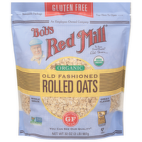 Bob's Red Mill Organic Gluten Free Old Fashioned Rolled Oats, 32 Ounce