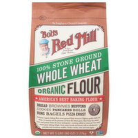 Bob's Red Mill Organic Whole Wheat Flour, 5 Pound