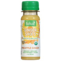 Tulua Organic Pineapple Ginger Wellness Shot, 2 Ounce