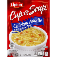 Lipton Chicken Noodle with White Meat Cup-a-Soup, 4.1 Ounce