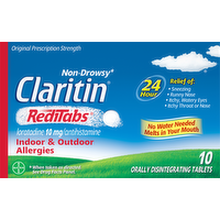 Claritin Reditabs 24 Hour Relief, 10 Each