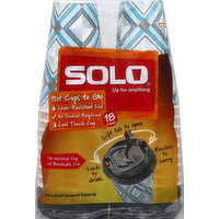 Solo Hot Cups To Go with Lids 12 oz, 18 Each
