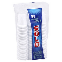 Solo Bathroom Plastic Cups 3 oz, 150 Each