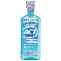 ACT Anticavity Arctic Blast Fluoride Mouthwash, 18 Ounce