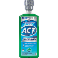 ACT Anticavity Mint Fluoride Mouthwash, 18 Ounce