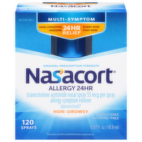 Nasacort Allergy 24 HR Multi-Symptom Nasal Relief Spray, 0.57 Ounce