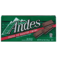 Andes Creme De Menthe Thins, 4.67 Ounce