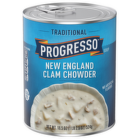 Progresso Traditional New England Clam Chowder Soup, 19 Ounce