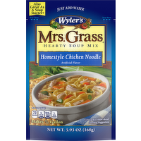 Mrs. Grass Homestyle Chicken Noodle Hearty Soup Mix, 6.25 Ounce