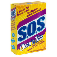 S.O.S Clean 'n Toss Pads, 15 Each