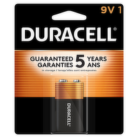 Duracell Coppertop 9V Alkaline Battery, 1 Each