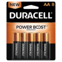 Duracell CopperTop AA Batteries, 8 Each