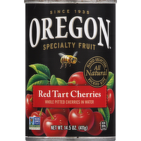 Oregon Fruit Products Pitted Red Tart Cherries in Water, 14.5 Ounce