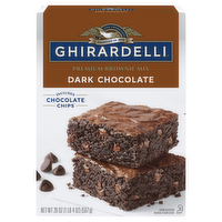 Ghirardelli Chocolate Dark Chocolate Premium Brownie Mix, 20 Ounce