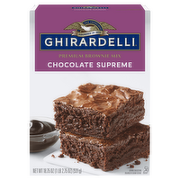 Ghirardelli Chocolate Chocolate Supreme Premium Brownie Mix, 18.75 Ounce