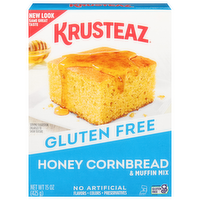 Krusteaz Gluten Free Honey Cornbread Mix, 15 Ounce