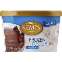 Kemps Fat Free Chocolate Frozen Yogurt, 1.5 Quart