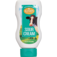 Kemps Easy Squeeze Sour Cream, 12 Ounce