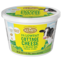 Kemps 1% Low Fat Cottage Cheese, 16 Ounce