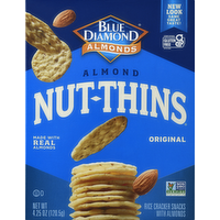 Blue Diamond Almond Nut Thins Rice Crackers, 4.25 Ounce