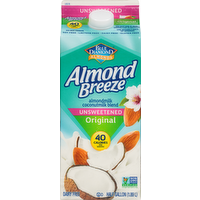 Almond Breeze Unsweetened Almond Coconut Milk, 64 Ounce