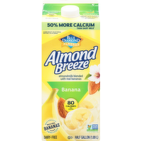 Almond Breeze Almond Milk Blended with Real Bananas, 64 Ounce