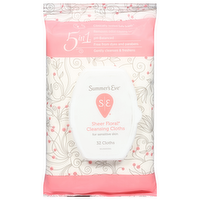 Summer's Eve Sheer Floral Cleansing Cloths, 32 Each