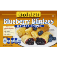 Golden Kosher Blueberry Blintzes, 13 Ounce