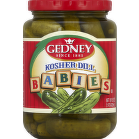 Gedney Kosher Dill Babies Pickles, 16 Ounce