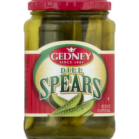 Gedney Dill Spears Pickles, 24 Ounce