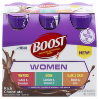 Boost Women Rich Chocolate Balanced Nutritional Drinks, 6 Each