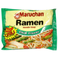 Maruchan Chili Flavor Ramen Noodle Soup, 3 Ounce