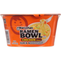 Maruchan Chicken Flavor Ramen Noodle Soup Microwavable Bowl, 3.3 Ounce