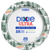 Dixie Ultra Paper Plates 10 inch, 20 Each