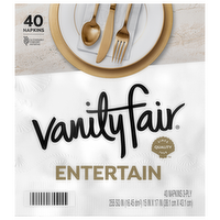 Vanity Fair Impressions Paper Napkins, 40 Each